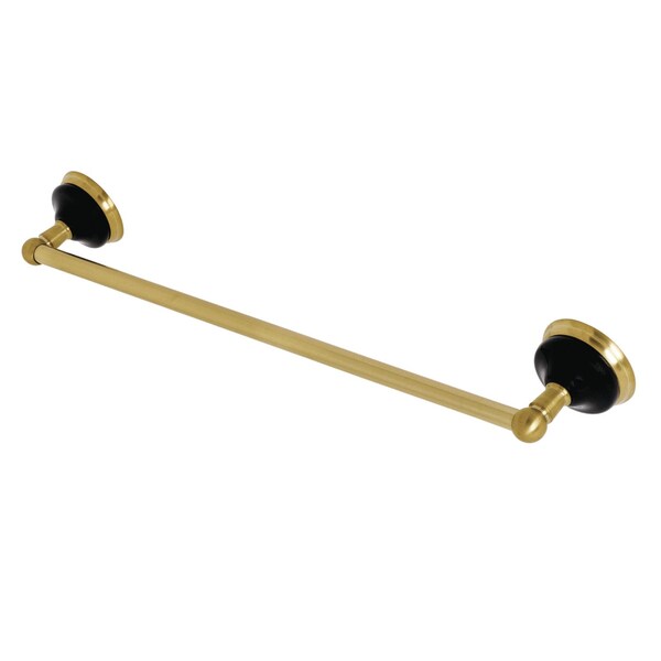 BA9112BB Water Onyx 18" Towel Bar, Brushed Brass